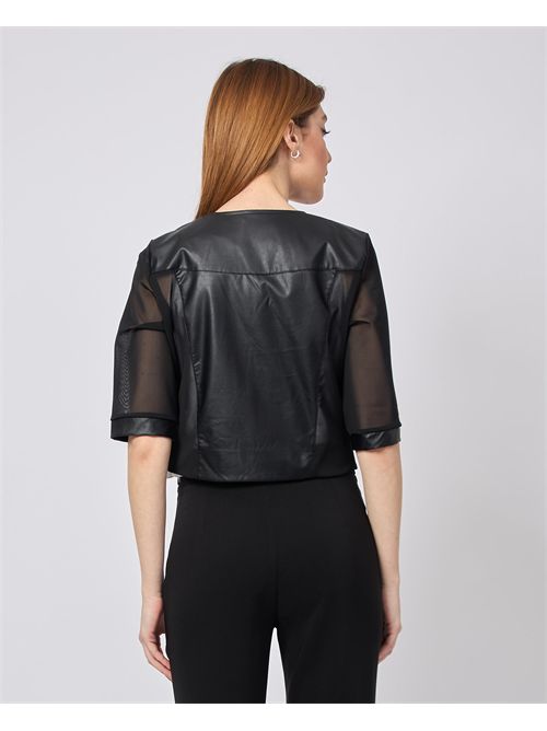 Veste à manches courtes pour femme Mademoiselle du Monde MADEMOISELLE DU MONDE | F579-MDM612NERO